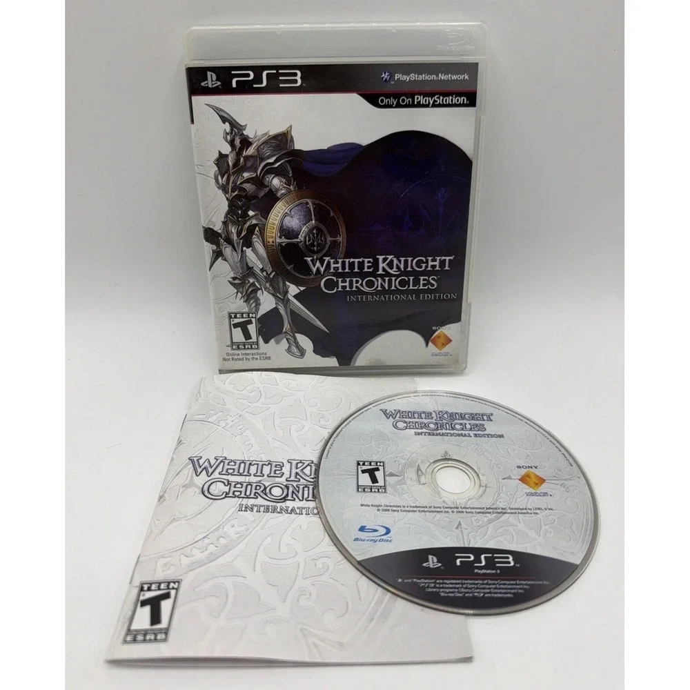 White Knight Chronicles International Edition PS3 2010 MINT Disc Complete CIB